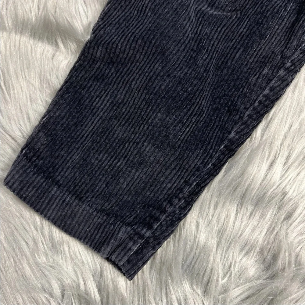 Vintage 90s Childrens Black Corduroy Pull On Pants